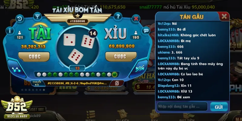 Tìm hiểu về game tài xỉu rút tiền mặt B52 club